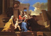 Poussin, Nicolas - Holy Family on the Steps